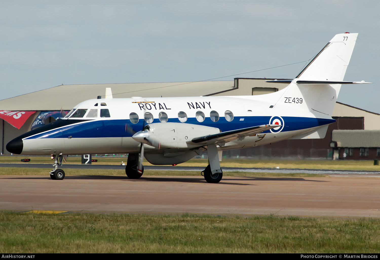 Aircraft Photo of ZE439 | British Aerospace BAe-3100 Jetstream T3 | UK - Navy | AirHistory.net #579488