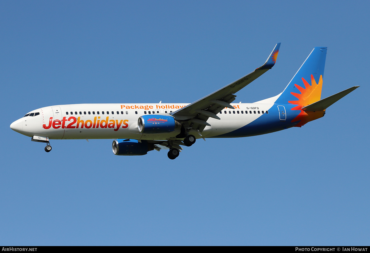 Aircraft Photo of G-GDFD | Boeing 737-8K5 | Jet2 Holidays | AirHistory.net #579515