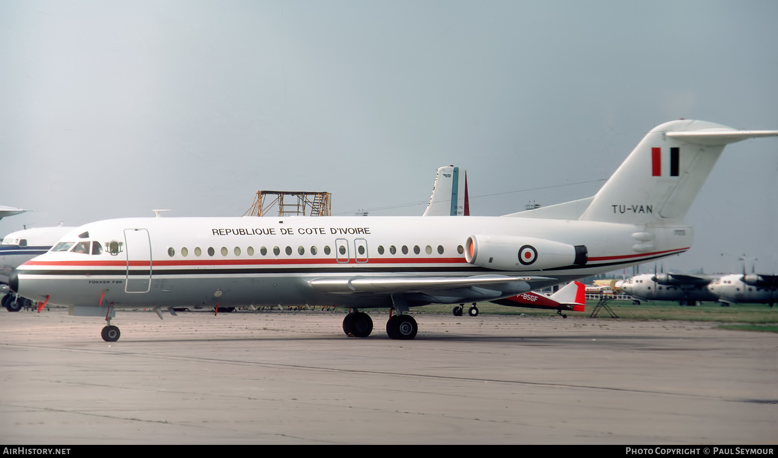 Aircraft Photo of TU-VAN | Fokker F28-4000 Fellowship | Ivory Coast - Air Force | AirHistory.net #579516