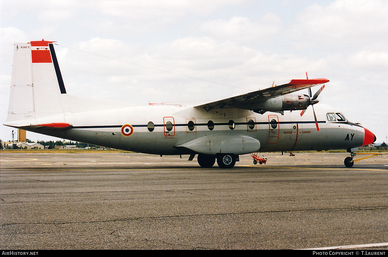Aircraft Photo of 106 | Aerospatiale N-262D-51 Fregate | France - Air Force | AirHistory.net #579518