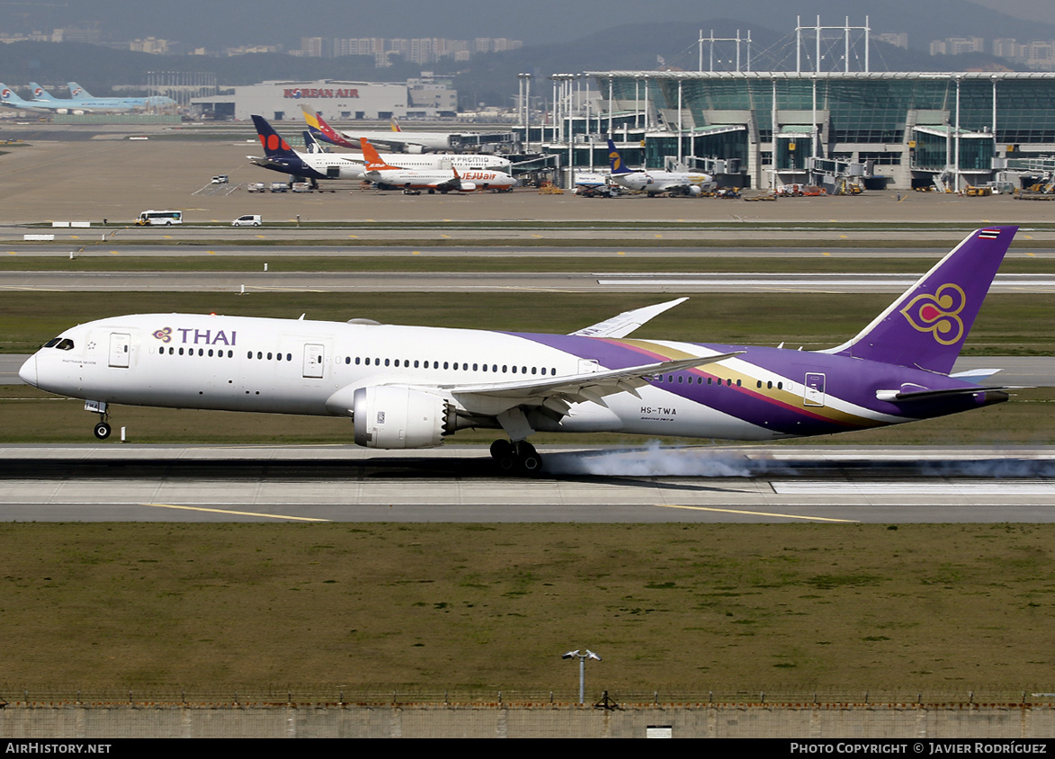 Aircraft Photo of HS-TWA | Boeing 787-9 Dreamliner | Thai Airways International | AirHistory.net #579565