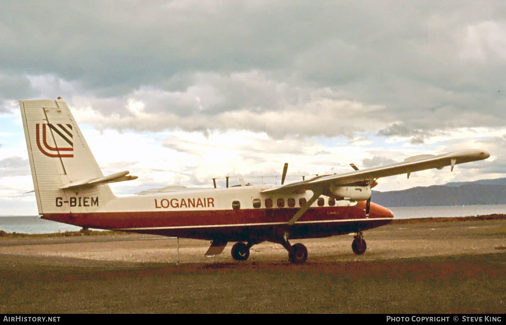 Aircraft Photo of G-BIEM | De Havilland Canada DHC-6-310 Twin Otter | Loganair | AirHistory.net #579571