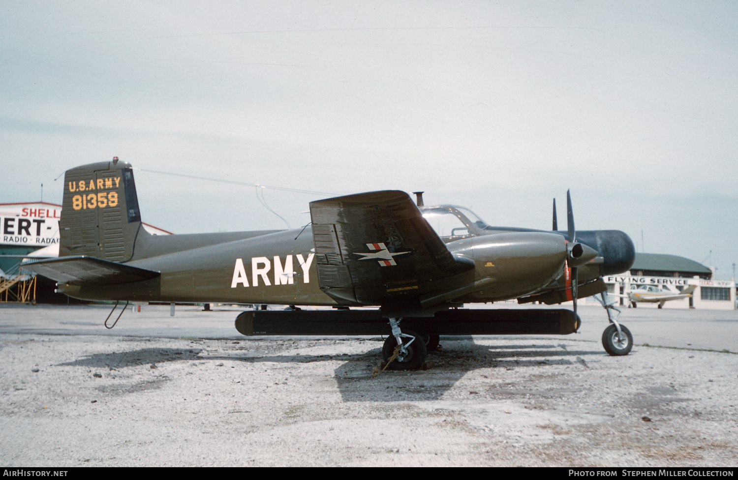 Aircraft Photo of 58-1359 / 81359 | Beech RL-23D Seminole (50) | USA - Army | AirHistory.net #579595