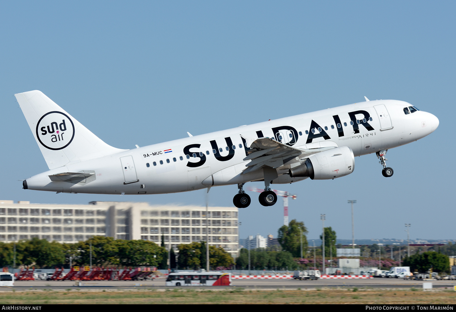Aircraft Photo of 9A-MUC | Airbus A319-112 | Sundair | AirHistory.net #579606