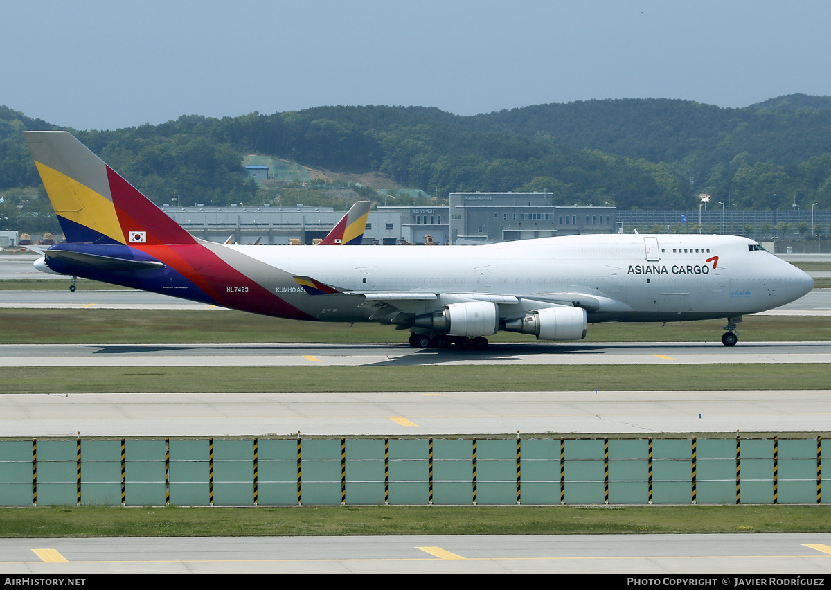 Aircraft Photo of HL7423 | Boeing 747-48EM | Asiana Airlines Cargo | AirHistory.net #579615