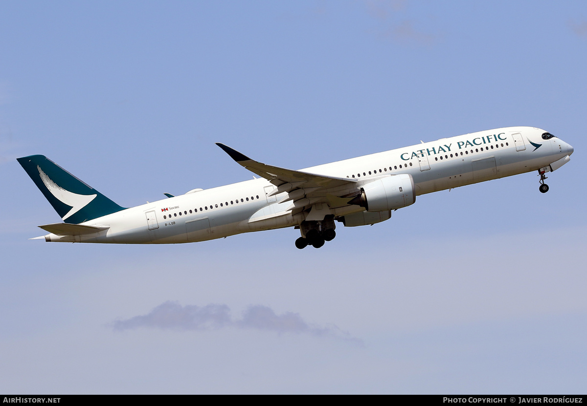 Aircraft Photo of B-LQB | Airbus A350-941 | Cathay Pacific Airways | AirHistory.net #579675