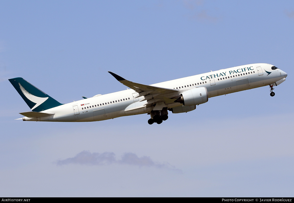 Aircraft Photo of B-LQB | Airbus A350-941 | Cathay Pacific Airways | AirHistory.net #579675