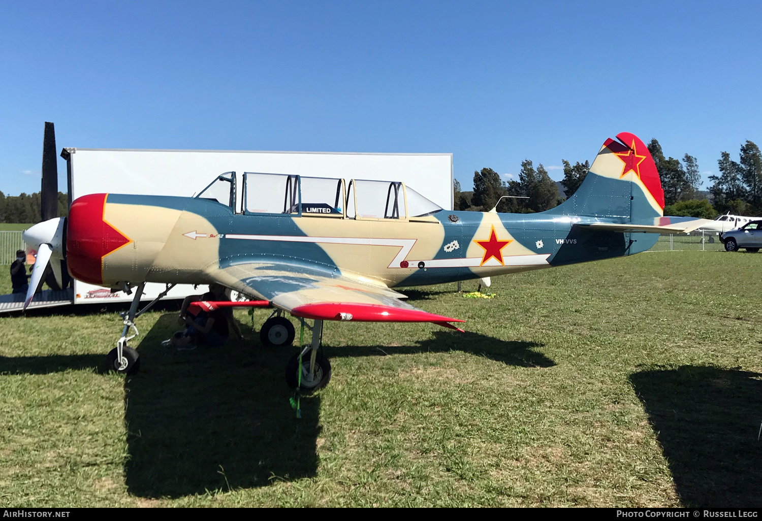 Aircraft Photo of VH-VVS | Yakovlev Yak-52 | Soviet Union - Air Force | AirHistory.net #579698