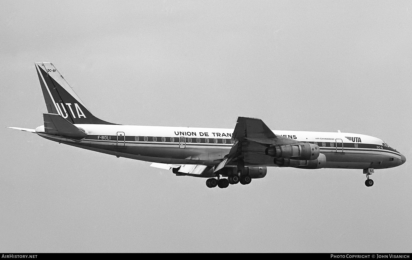 Aircraft Photo of F-BOLI | Douglas DC-8-55F | UTA - Union de Transports Aériens | AirHistory.net #579709