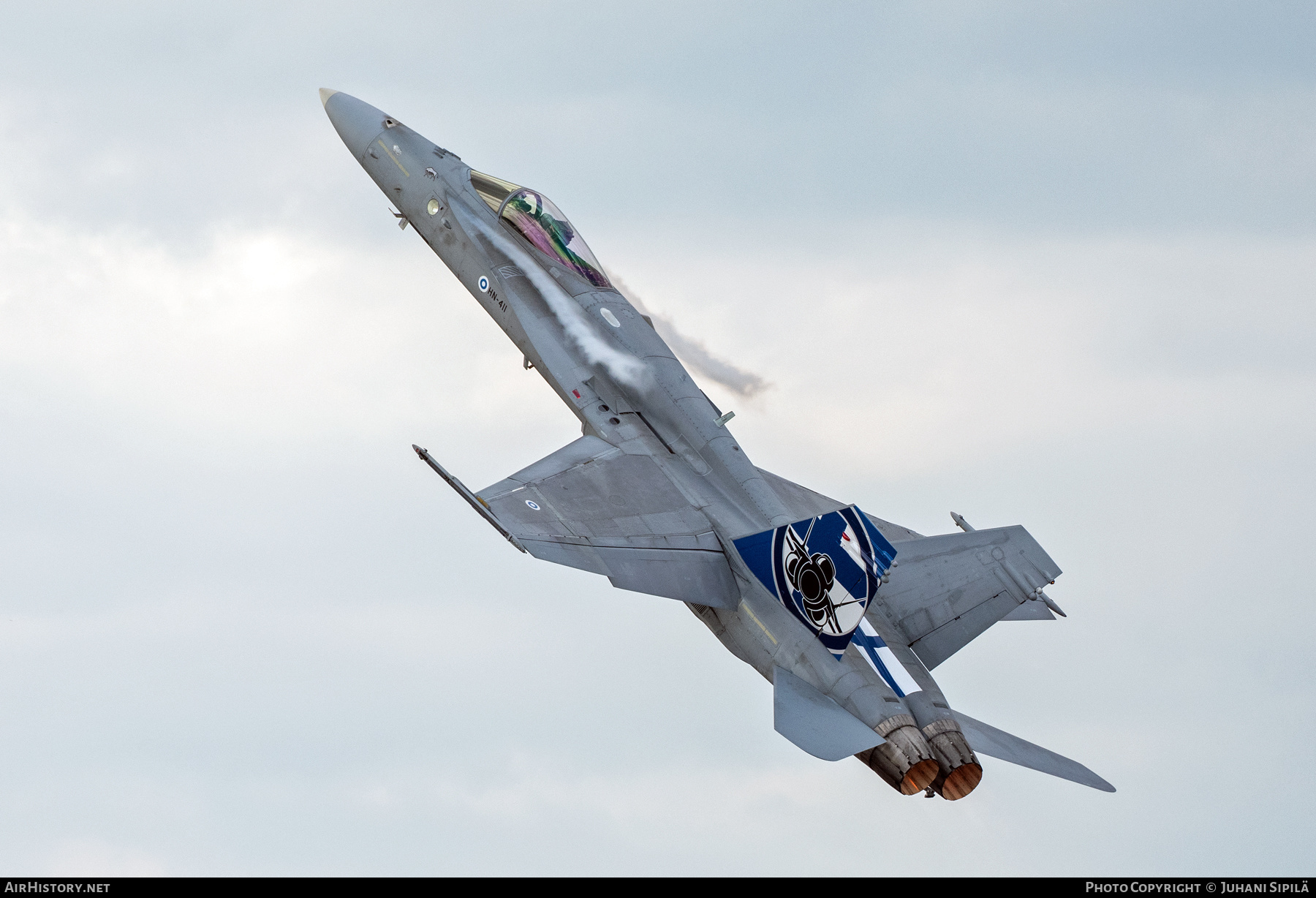Aircraft Photo of HN-411 | McDonnell Douglas F/A-18C Hornet | Finland - Air Force | AirHistory.net #579712