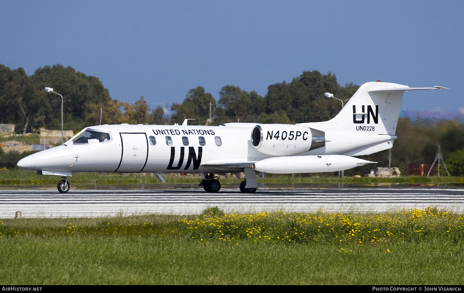 Aircraft Photo of N405PC | Gates Learjet 35A | United Nations | AirHistory.net #579714
