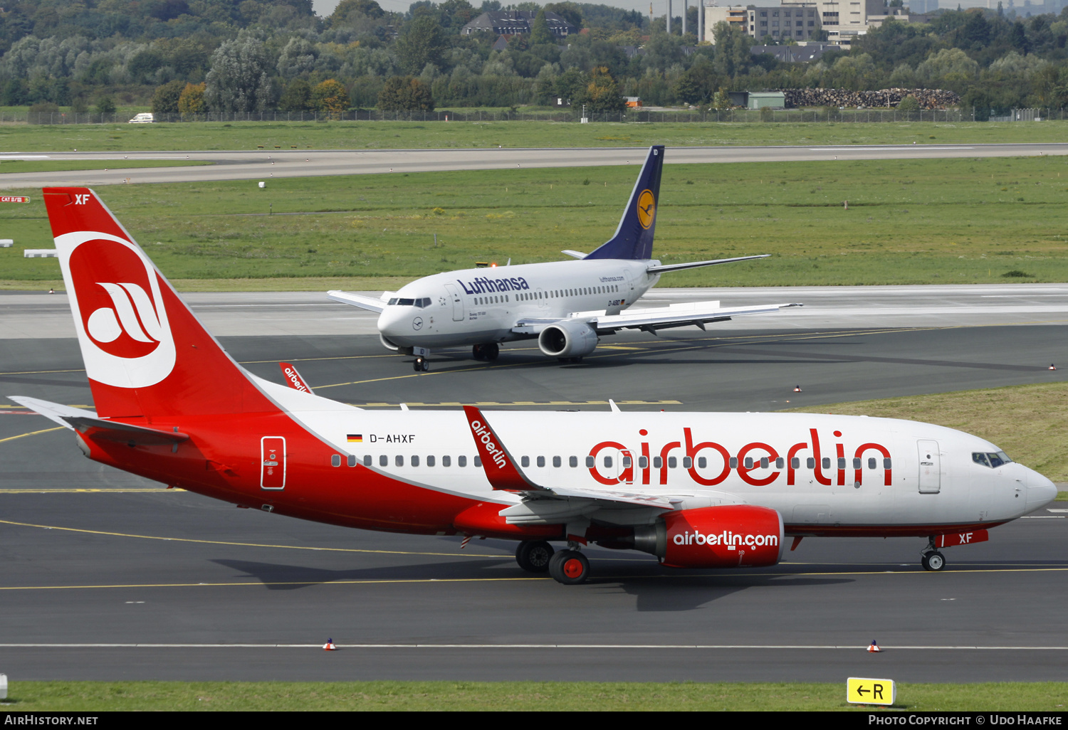 Aircraft Photo of D-AHXF | Boeing 737-7K5 | Air Berlin | AirHistory.net #579731