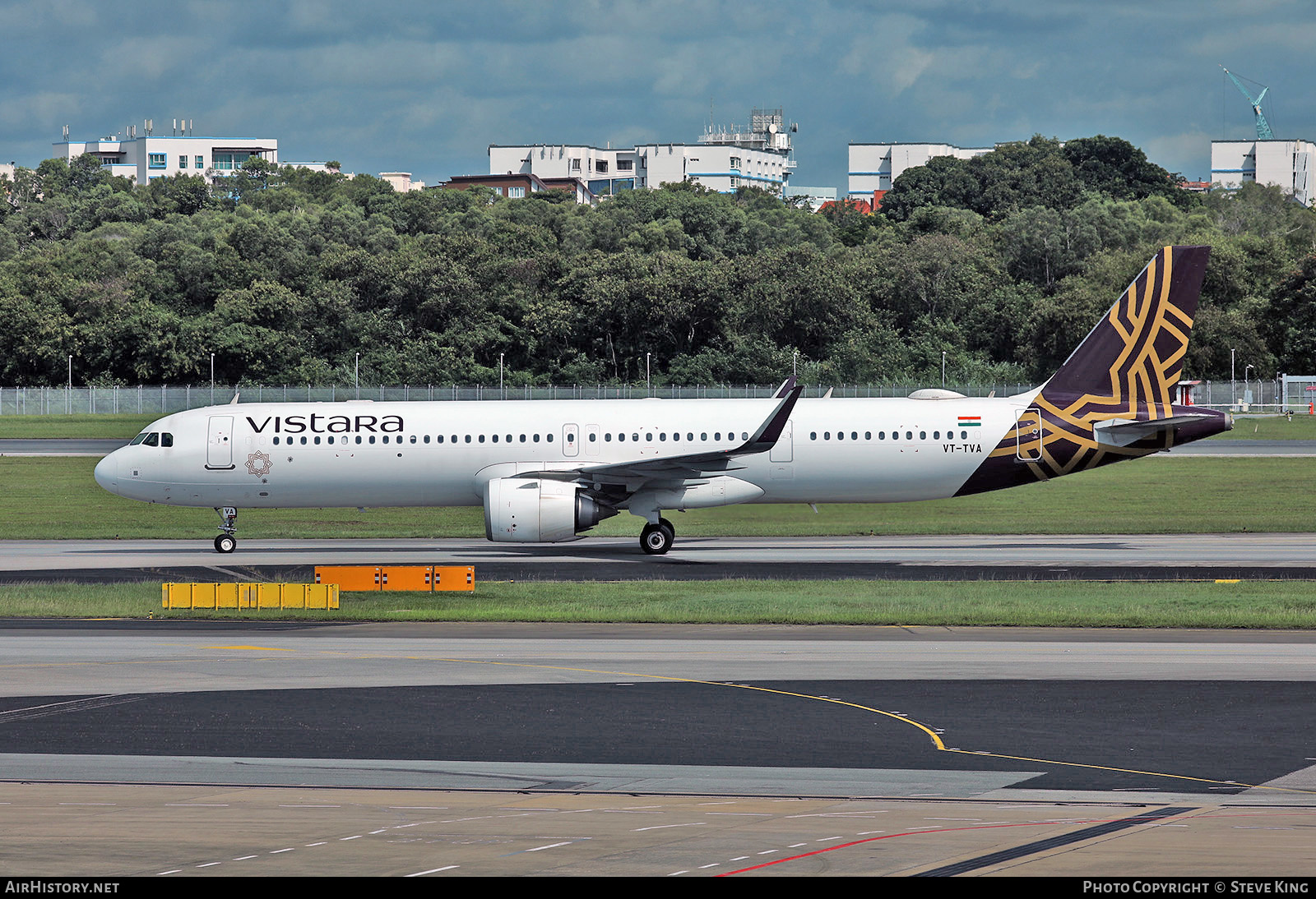 Aircraft Photo of VT-TVA | Airbus A321-251NX | Vistara | AirHistory.net #579740