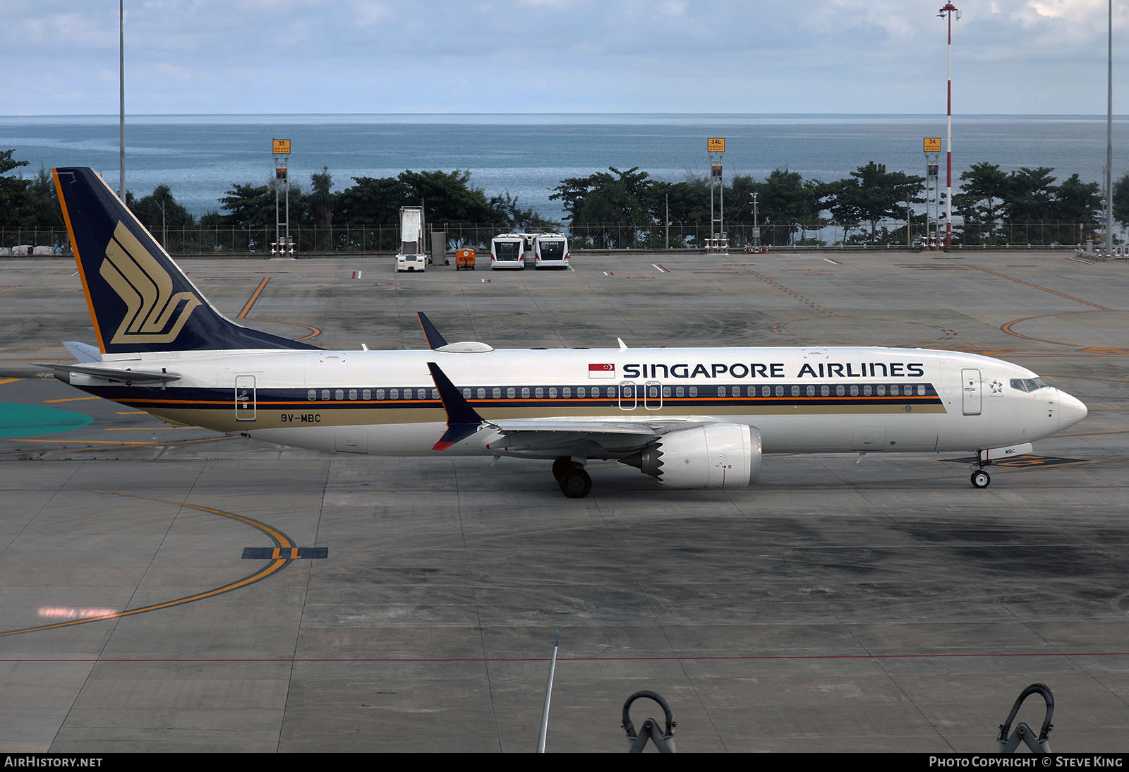 Aircraft Photo of 9V-MBC | Boeing 737-8 Max 8 | Singapore Airlines | AirHistory.net #579741