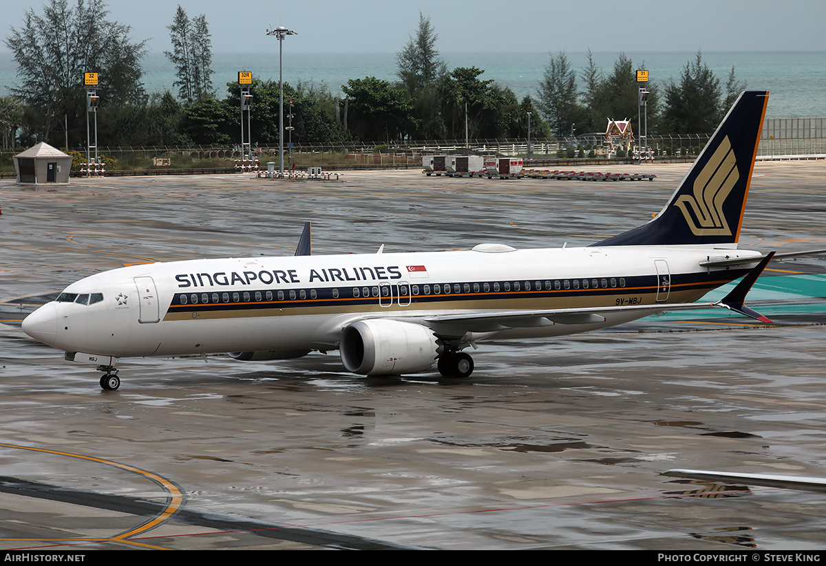 Aircraft Photo of 9V-MBJ | Boeing 737-8 Max 8 | Singapore Airlines | AirHistory.net #579742