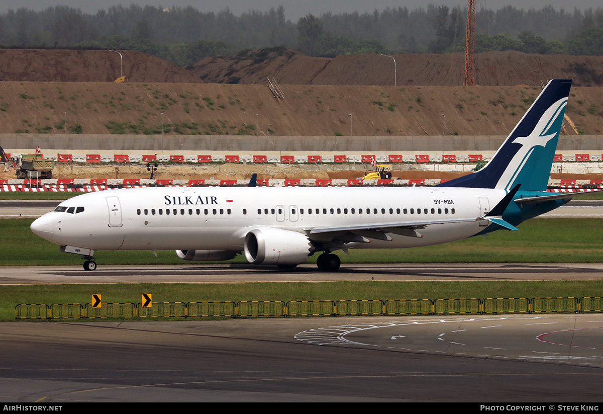 Aircraft Photo of 9V-MBA | Boeing 737-8 Max 8 | SilkAir | AirHistory.net #579743