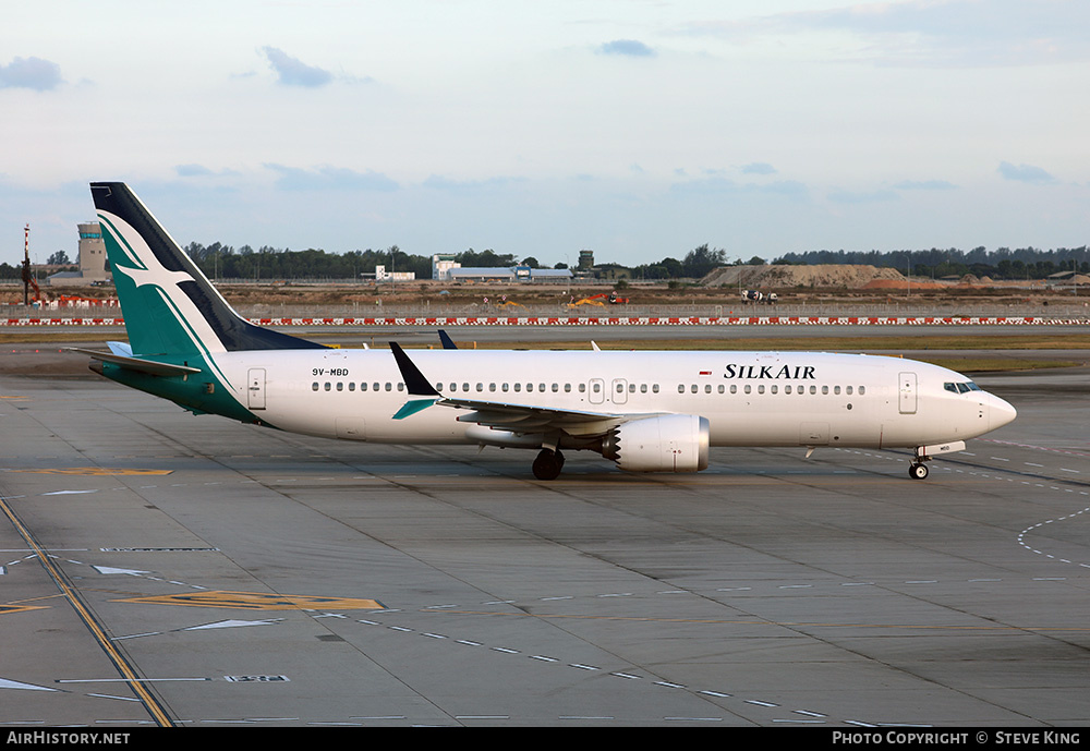 Aircraft Photo of 9V-MBD | Boeing 737-8 Max 8 | SilkAir | AirHistory.net #579752