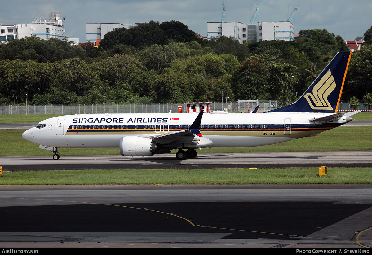 Aircraft Photo of 9V-MBF | Boeing 737-8 Max 8 | Singapore Airlines | AirHistory.net #579761