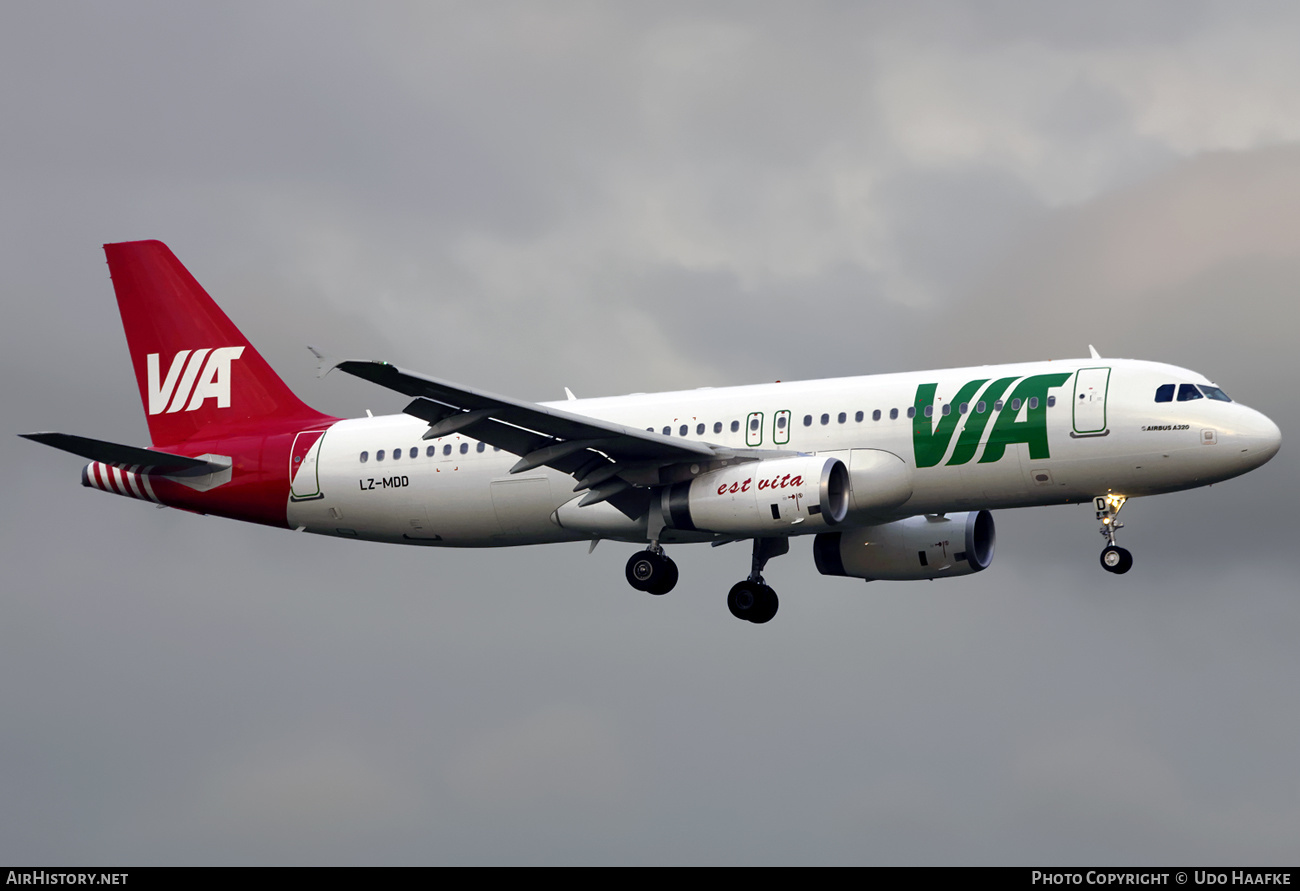 Aircraft Photo of LZ-MDD | Airbus A320-232 | VIA - Air VIA Bulgarian Airways | AirHistory.net #579773