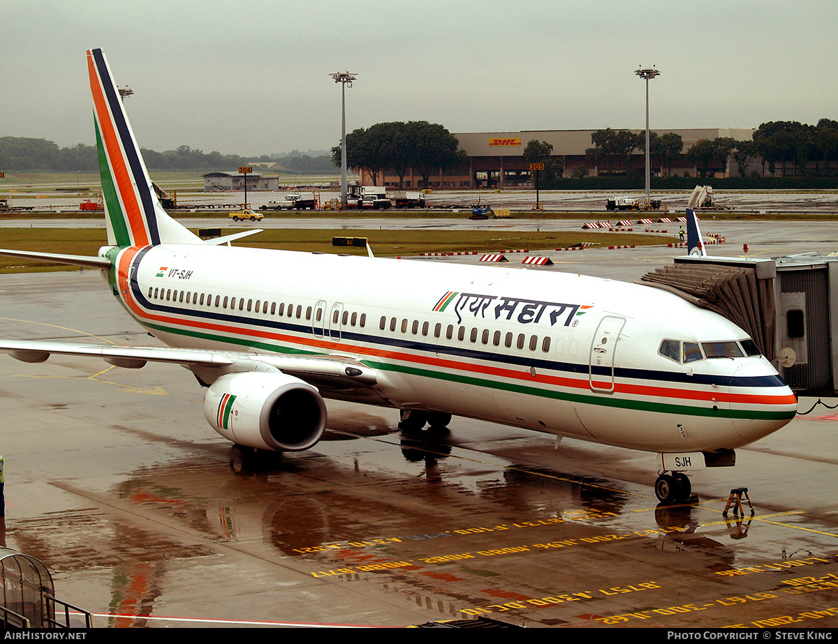 Aircraft Photo of VT-SJH | Boeing 737-8Q8 | Air Sahara | AirHistory.net #579775