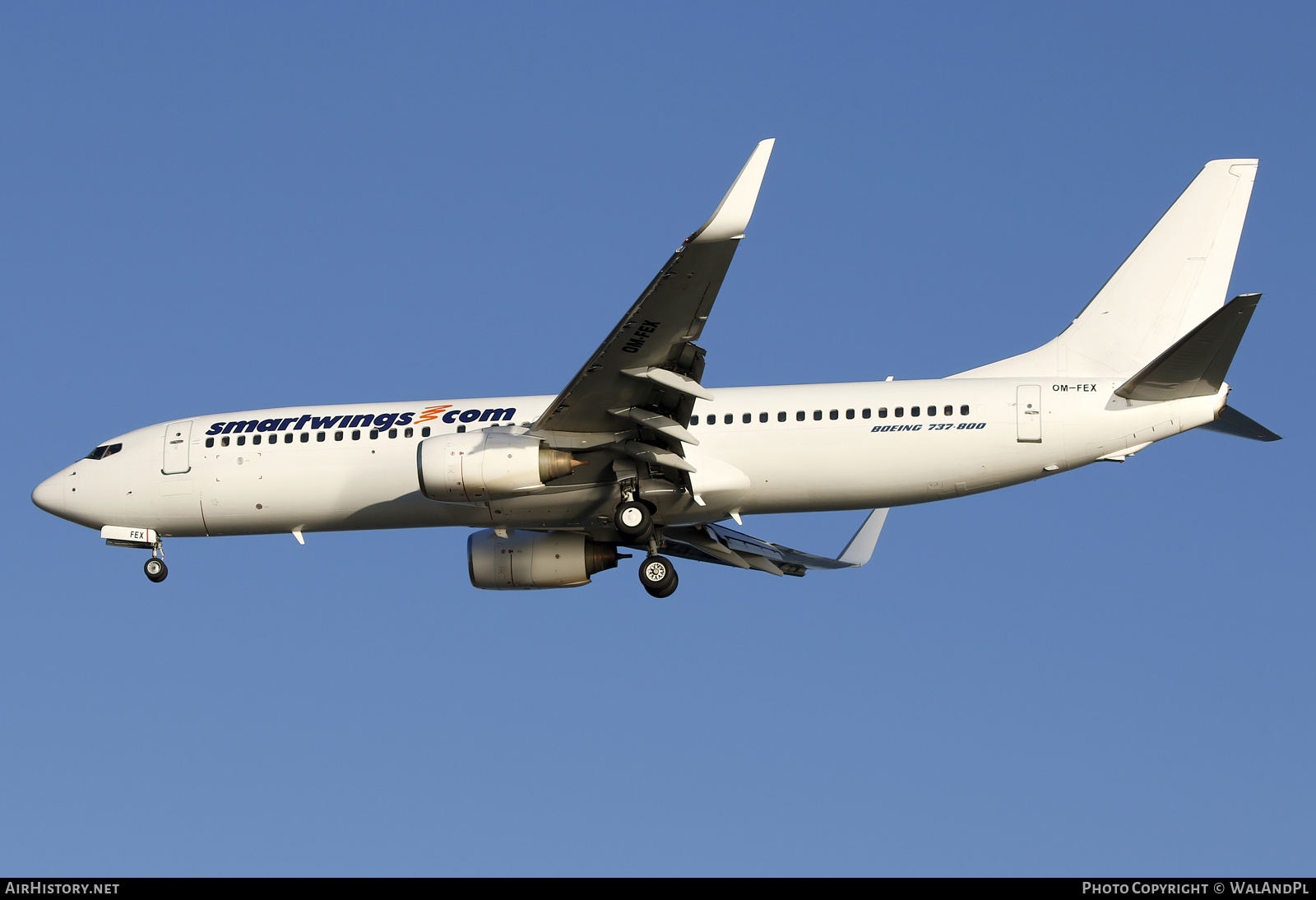 Aircraft Photo of OM-FEX | Boeing 737-8Q8 | Smartwings | AirHistory.net #579803