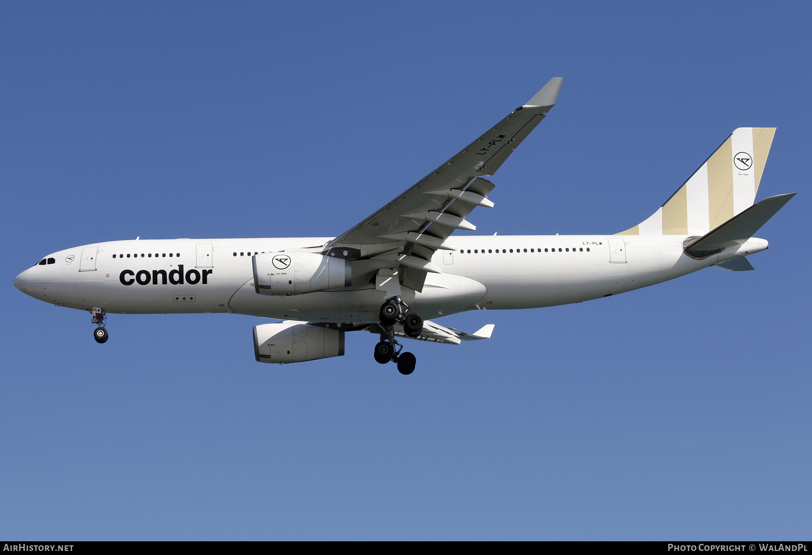 Aircraft Photo of LY-PLW | Airbus A330-243 | Condor Flugdienst | AirHistory.net #579811