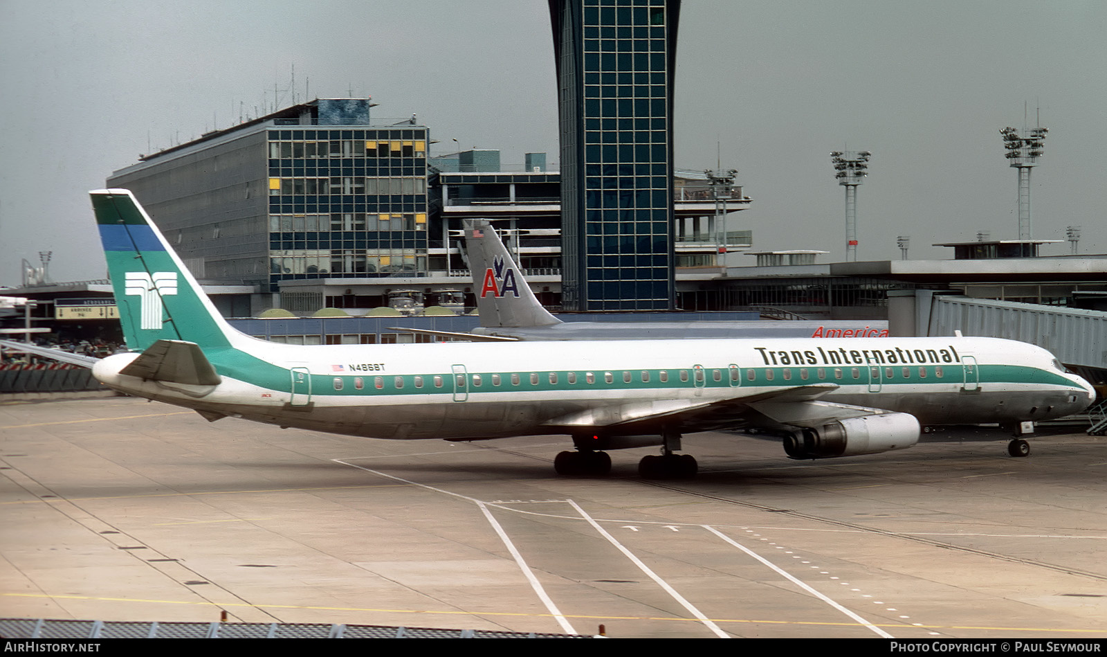 Aircraft Photo of N4868T | McDonnell Douglas DC-8-63CF | Trans International Airlines - TIA | AirHistory.net #579815