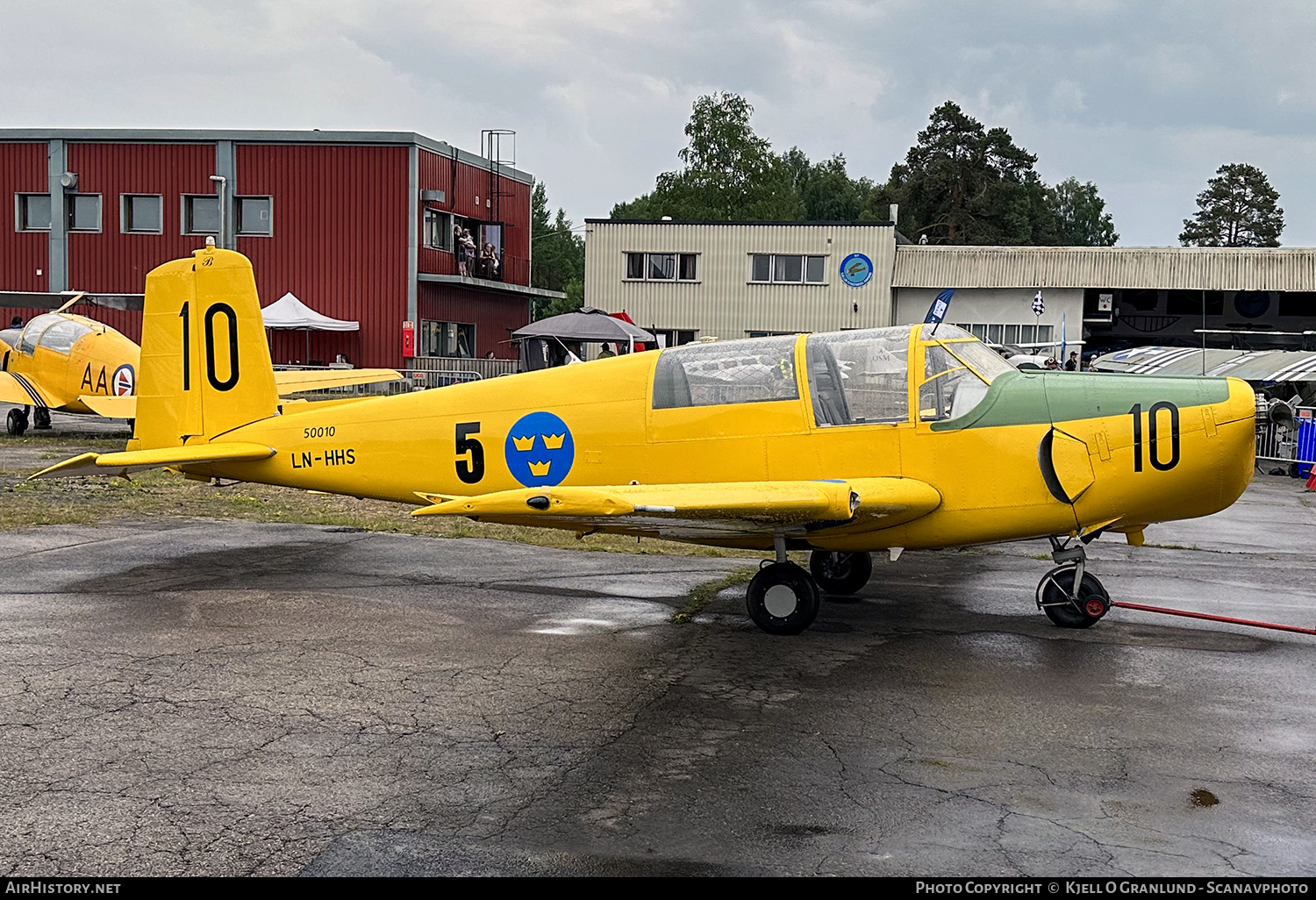 Aircraft Photo of LN-HHS / 50010 | Saab 91B Safir | Sweden - Air Force | AirHistory.net #579837