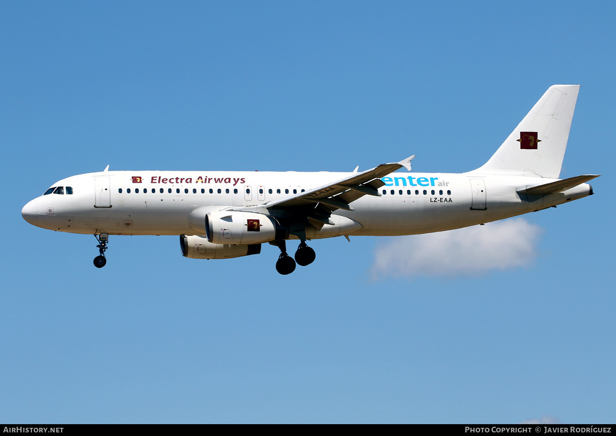 Aircraft Photo of LZ-EAA | Airbus A320-231 | Enter Air | AirHistory.net #579844