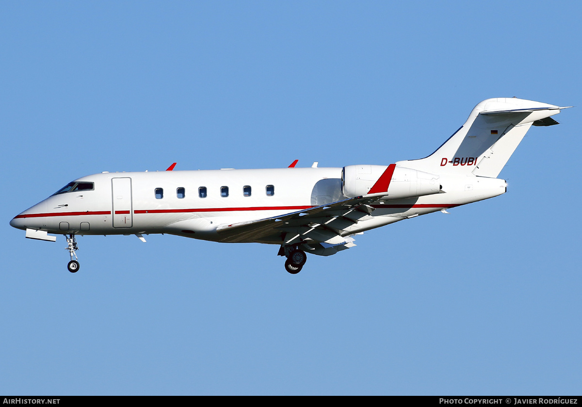Aircraft Photo of D-BUBI | Bombardier Challenger 300 (BD-100-1A10) | AirHistory.net #579850