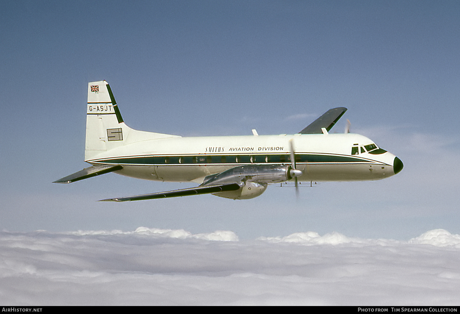 Aircraft Photo of G-ASJT | Hawker Siddeley HS-748 Srs1/107 | Smiths Aviation Division | AirHistory.net #579864