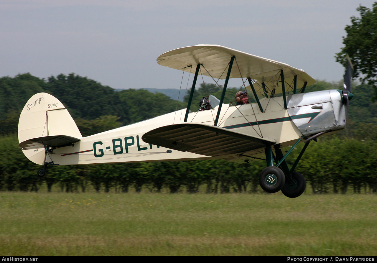 Aircraft Photo of G-BPLM | Stampe-Vertongen SV-4C | AirHistory.net #579885