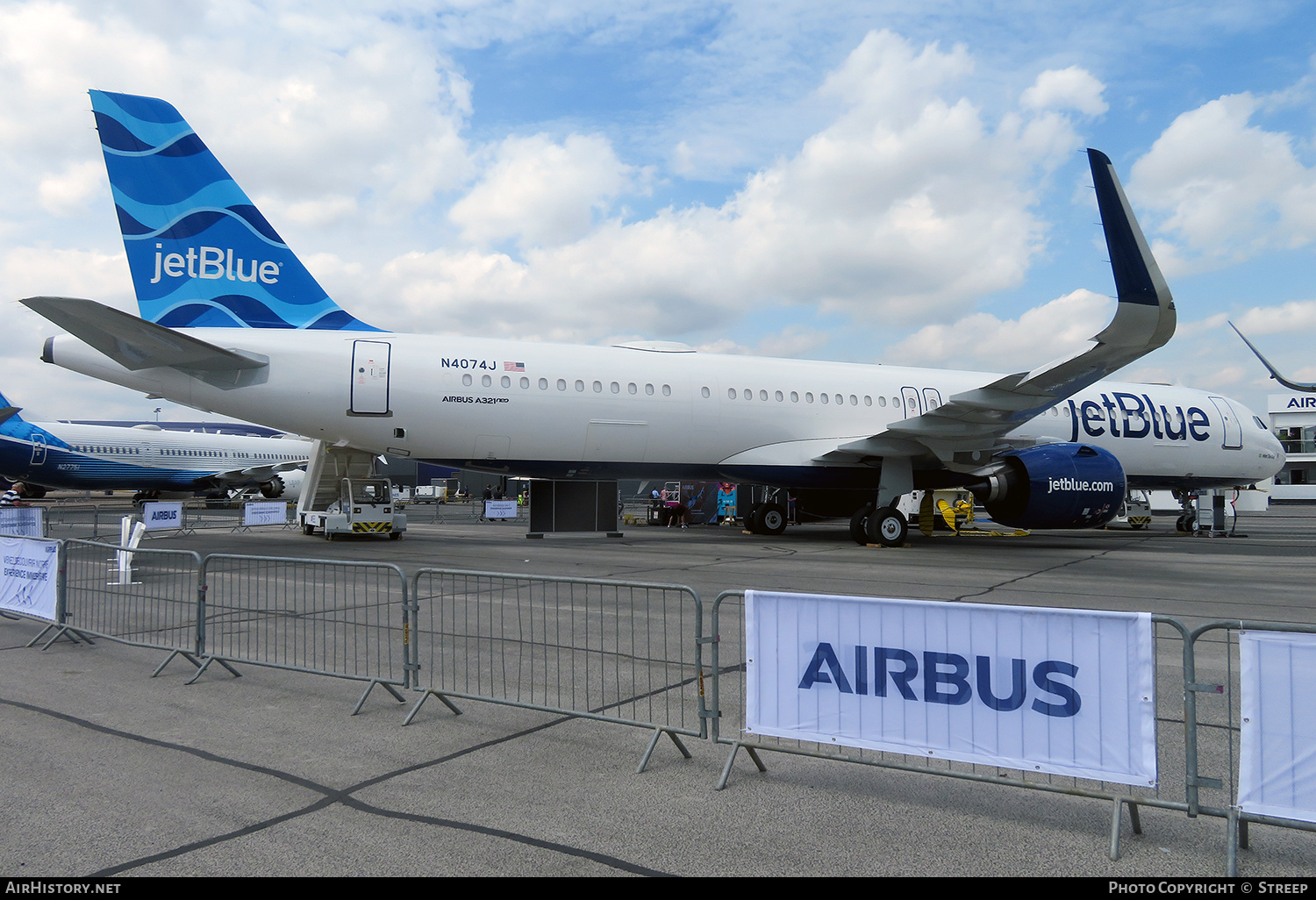 Aircraft Photo of N4074J | Airbus A321-271NX | JetBlue Airways | AirHistory.net #579957