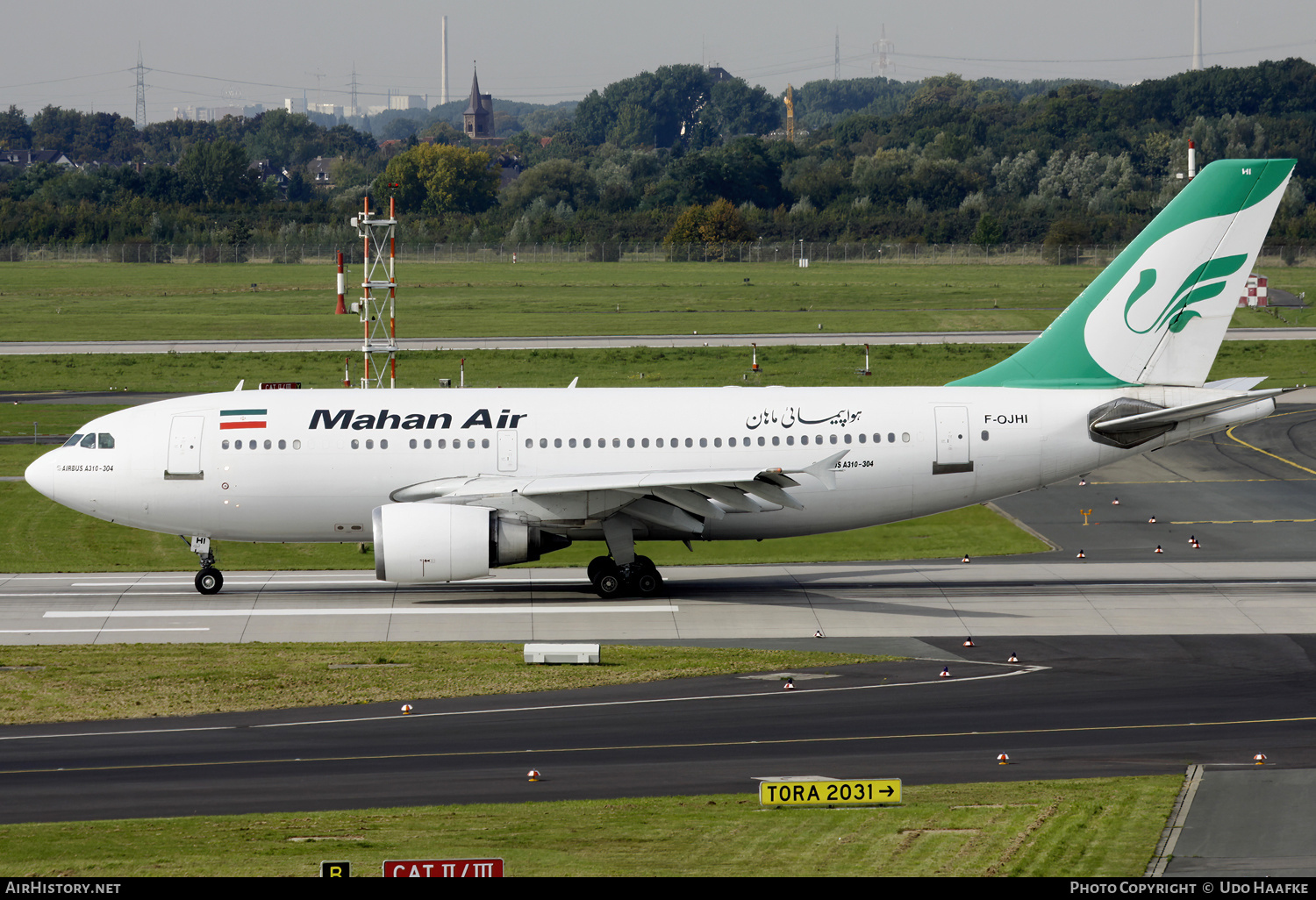 Aircraft Photo of F-OJHI | Airbus A310-304/ET | Mahan Air | AirHistory.net #579966