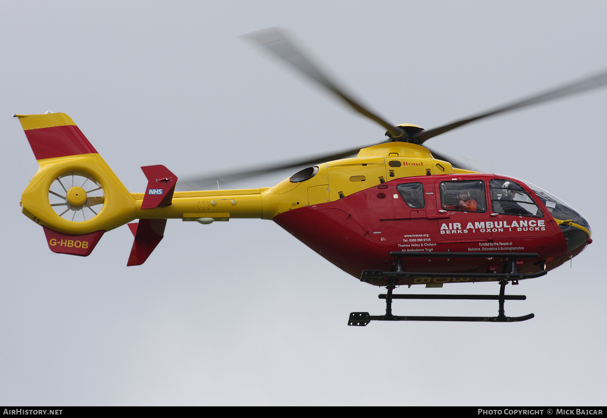 Aircraft Photo of G-HBOB | Eurocopter EC-135T-2+ | Air Ambulance Berks-Oxon-Bucks | AirHistory.net #579968