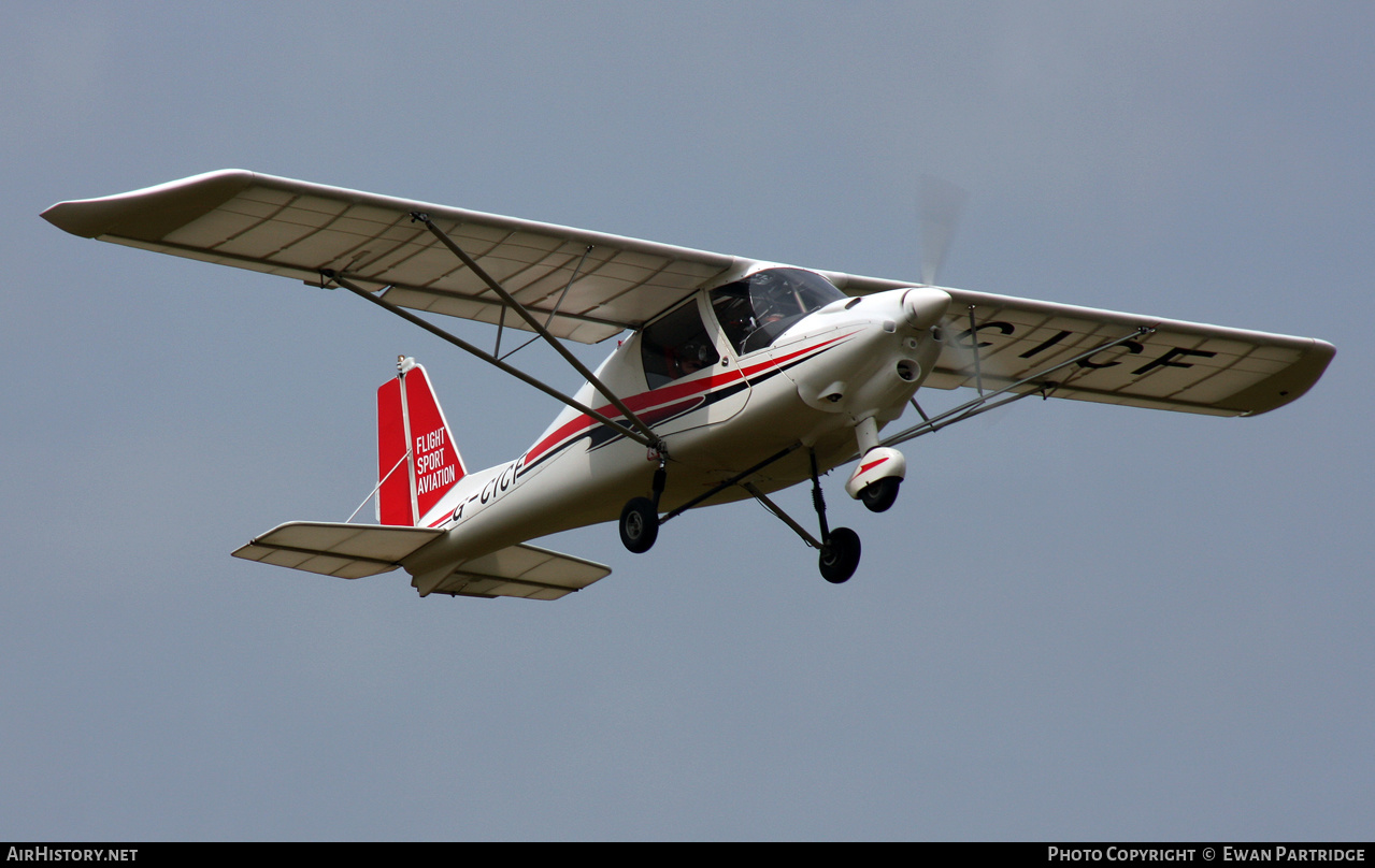 Aircraft Photo of G-CICF | Comco Ikarus C42-FB80 Bravo | Flight Sport Aviation | AirHistory.net #579976