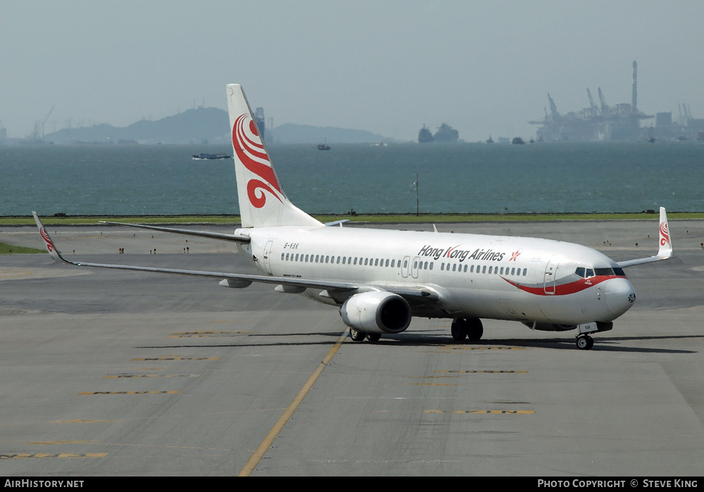 Aircraft Photo of B-KBK | Boeing 737-84P | Hong Kong Airlines | AirHistory.net #579986