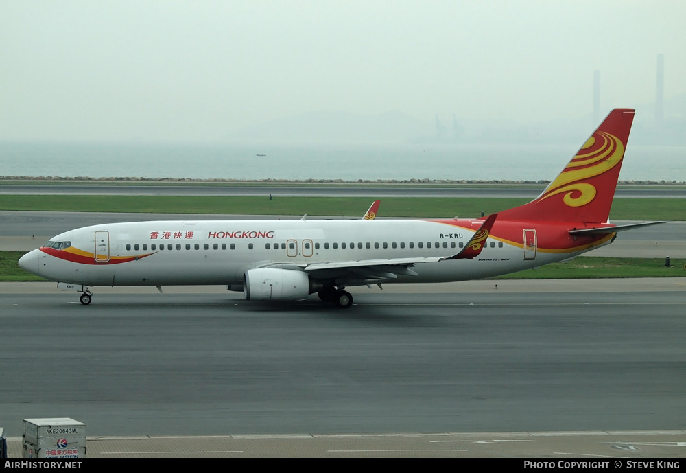 Aircraft Photo of B-KBU | Boeing 737-84P | Hong Kong Airlines | AirHistory.net #579988