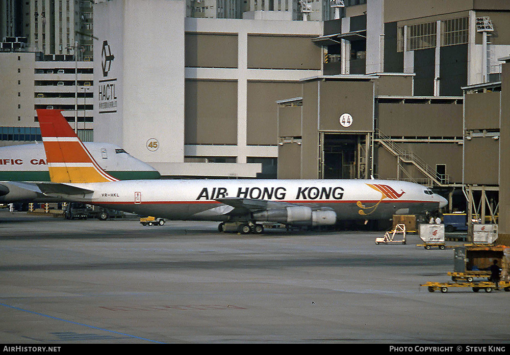 Aircraft Photo of VR-HKL | Boeing 707-321C | Air Hong Kong | AirHistory.net #579994