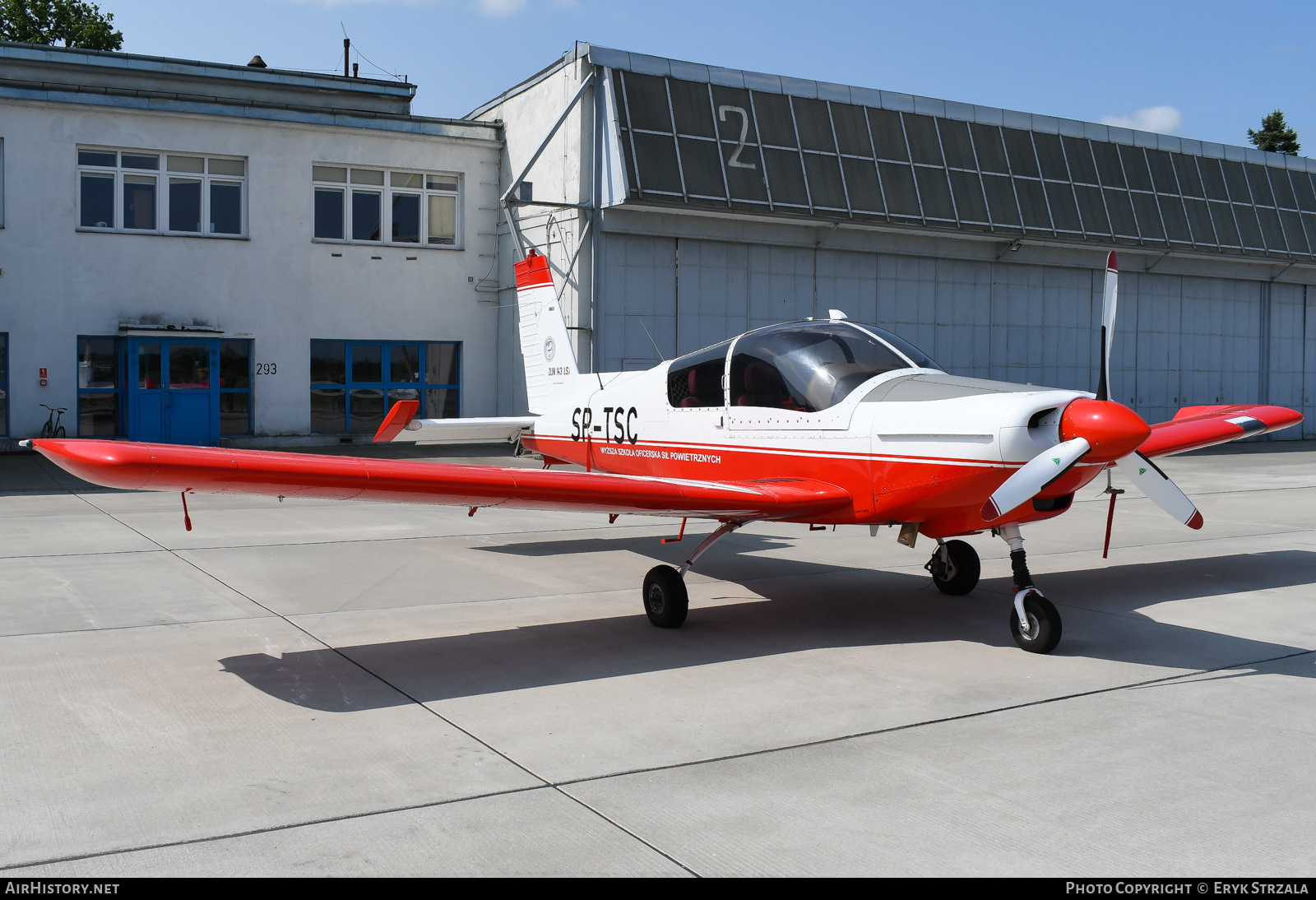 Aircraft Photo of SP-TSC | Zlin Z-143LSi Genius | Wyższa Szkoła Oficerska Sił Powietrznych | AirHistory.net #580007