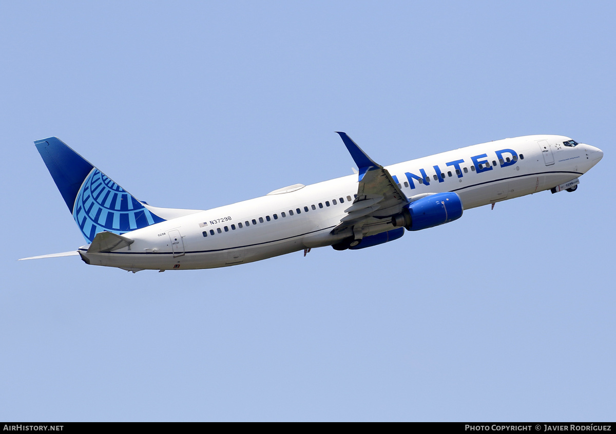 Aircraft Photo of N37298 | Boeing 737-824 | United Airlines | AirHistory.net #580010