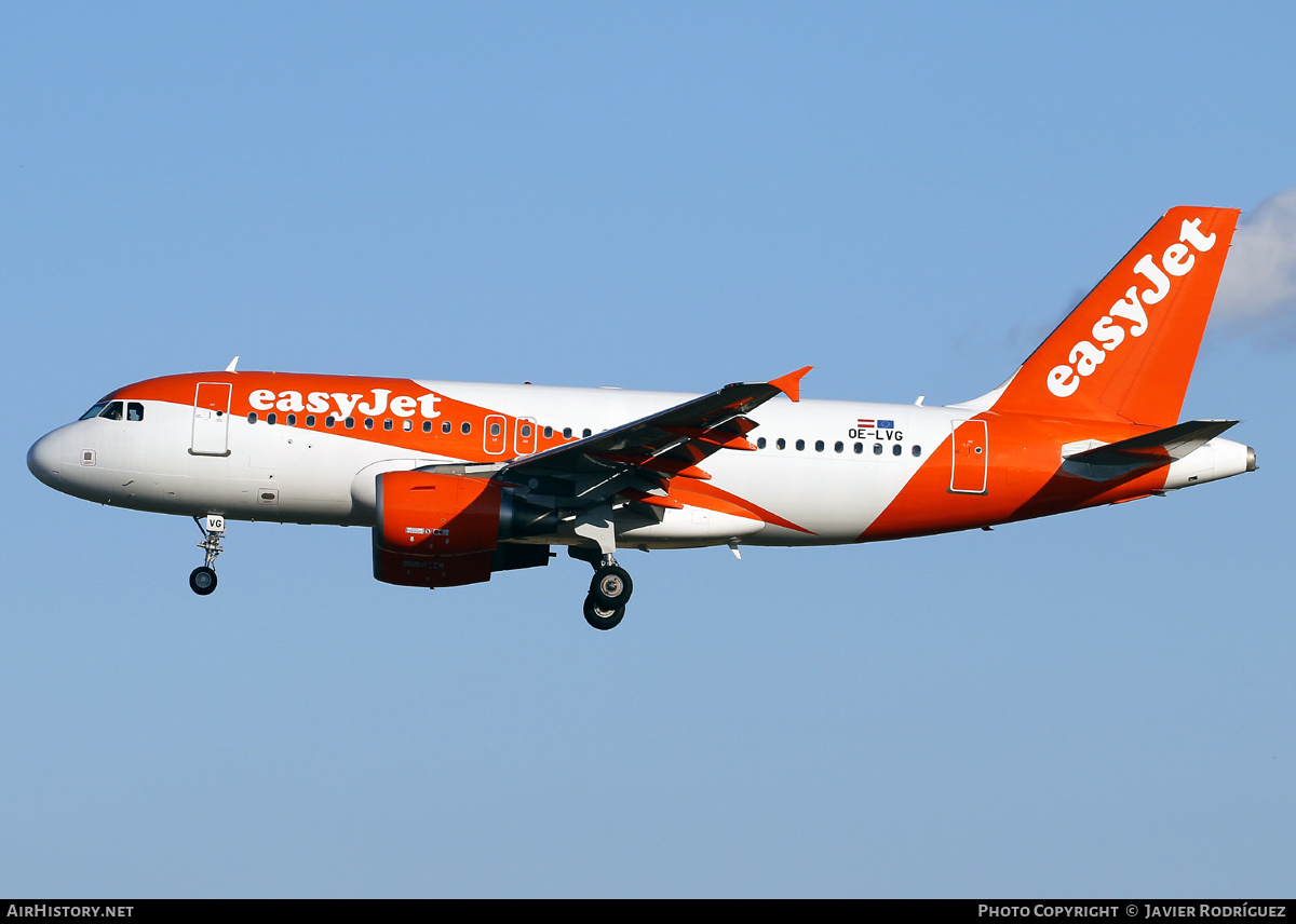 Aircraft Photo of OE-LVG | Airbus A319-111 | EasyJet | AirHistory.net #580028