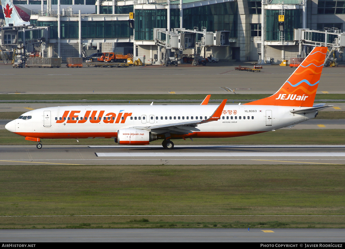 Aircraft Photo of HL8063 | Boeing 737-8AS | Jeju Air | AirHistory.net #580032