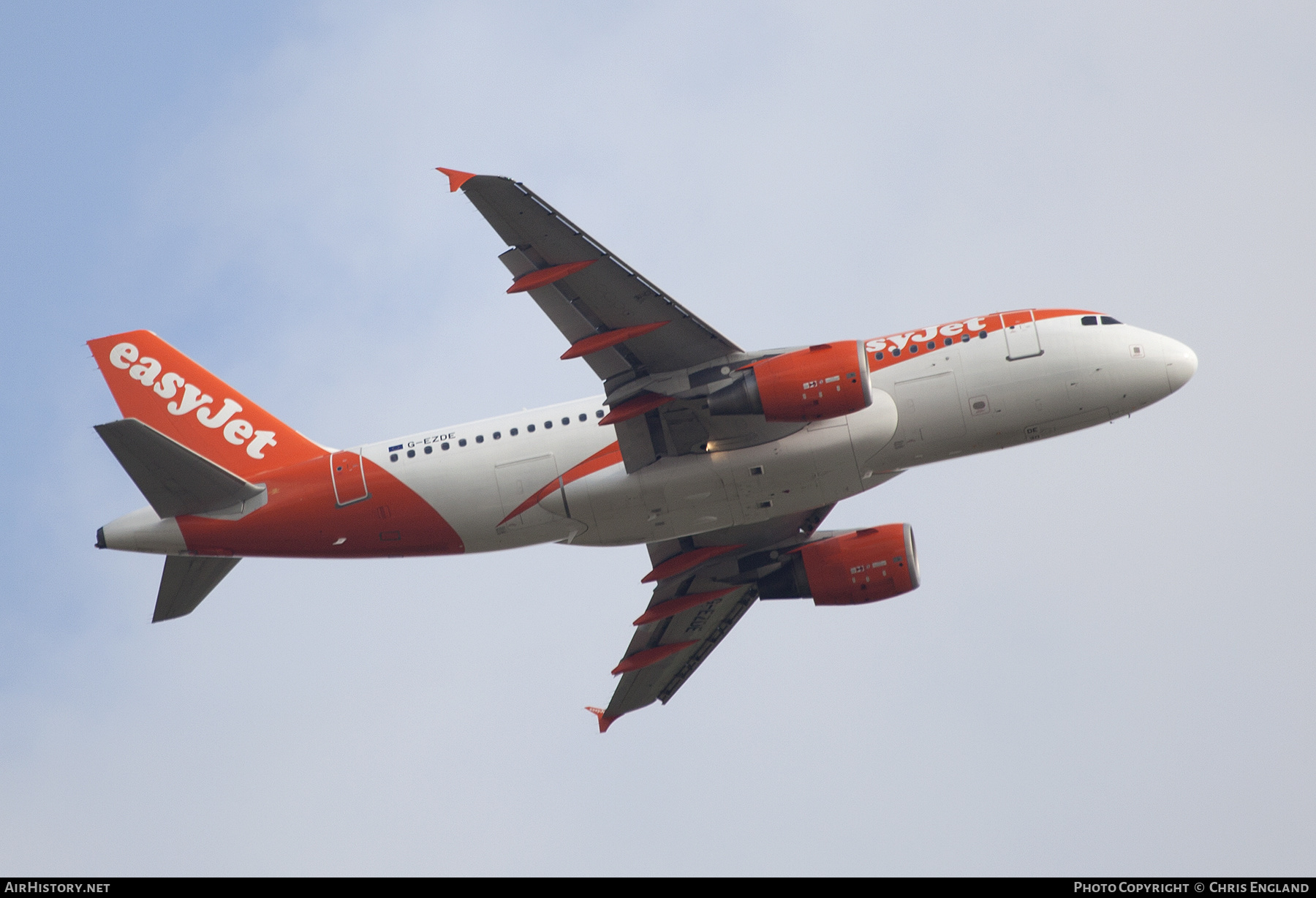 Aircraft Photo of G-EZDE | Airbus A319-111 | EasyJet | AirHistory.net #580046