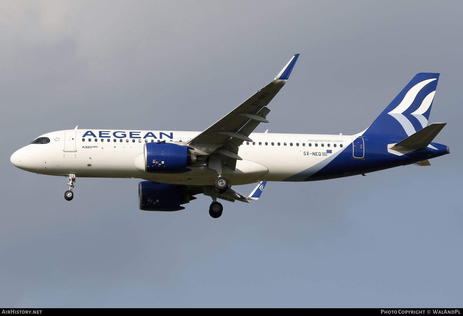 Aircraft Photo of SX-NEQ | Airbus A320-271N | Aegean Airlines | AirHistory.net #580086