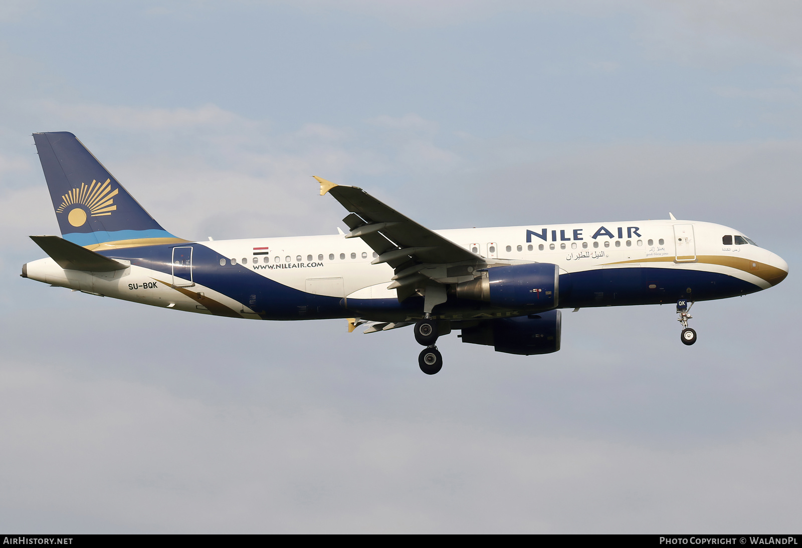 Aircraft Photo of SU-BQK | Airbus A320-214 | Nile Air | AirHistory.net #580097