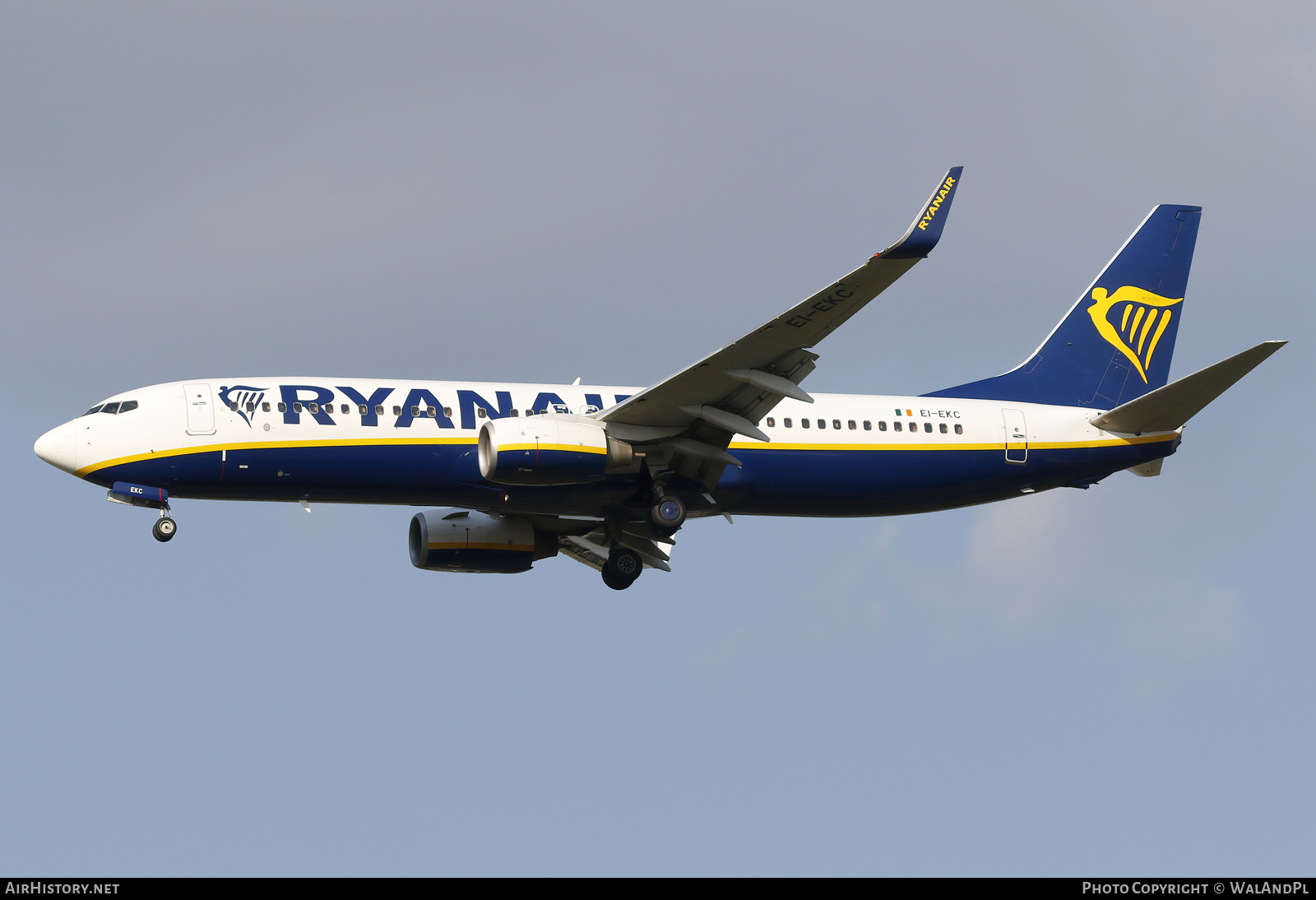 Aircraft Photo of EI-EKC | Boeing 737-8AS | Ryanair | AirHistory.net #580099