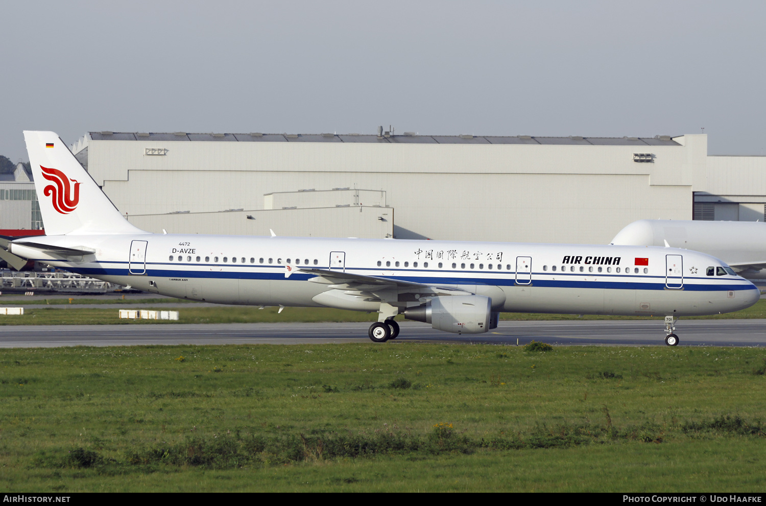 Aircraft Photo of D-AVZE / B-6701 | Airbus A321-213 | Air China | AirHistory.net #580105