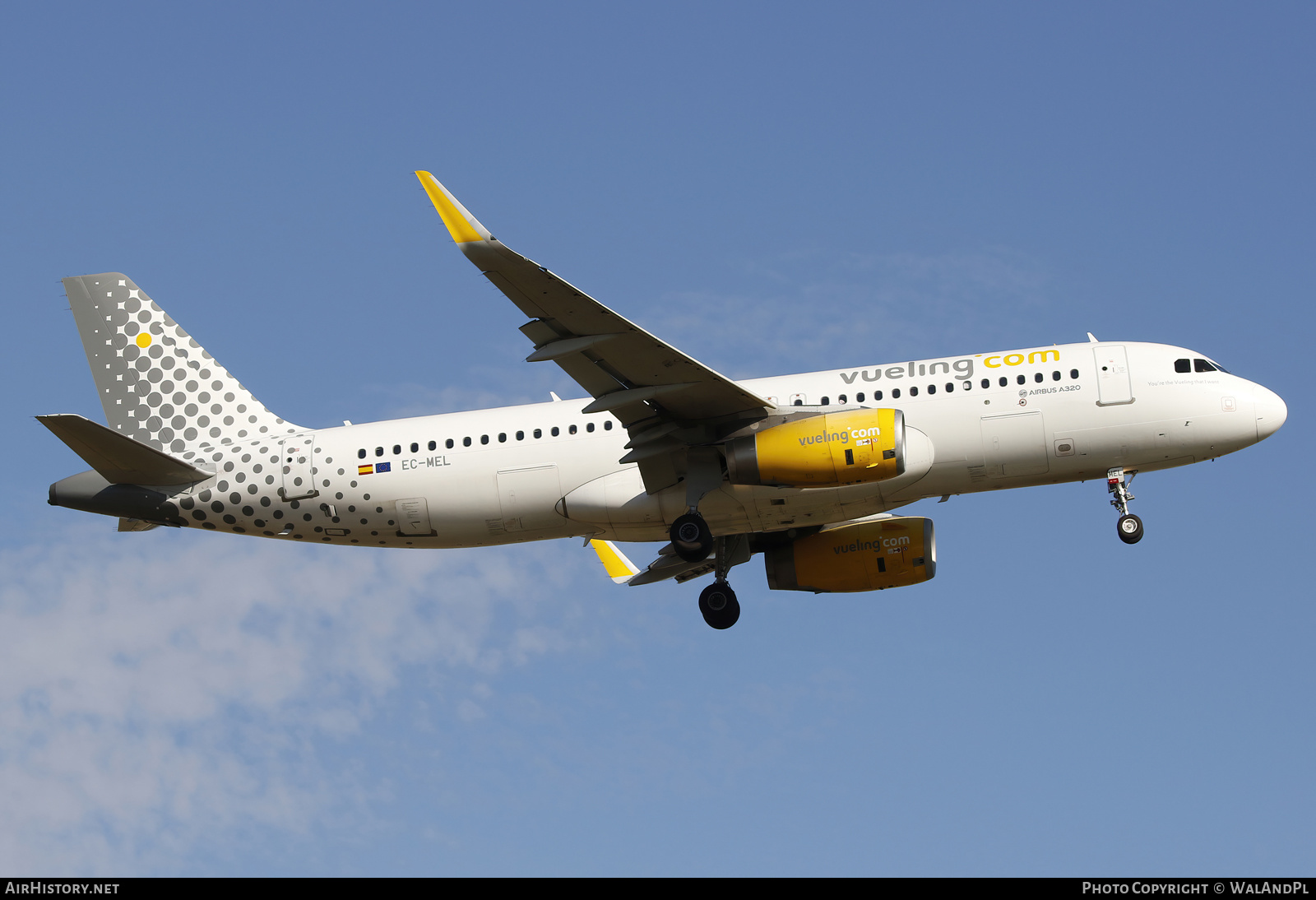 Aircraft Photo of EC-MEL | Airbus A320-232 | Vueling Airlines | AirHistory.net #580121