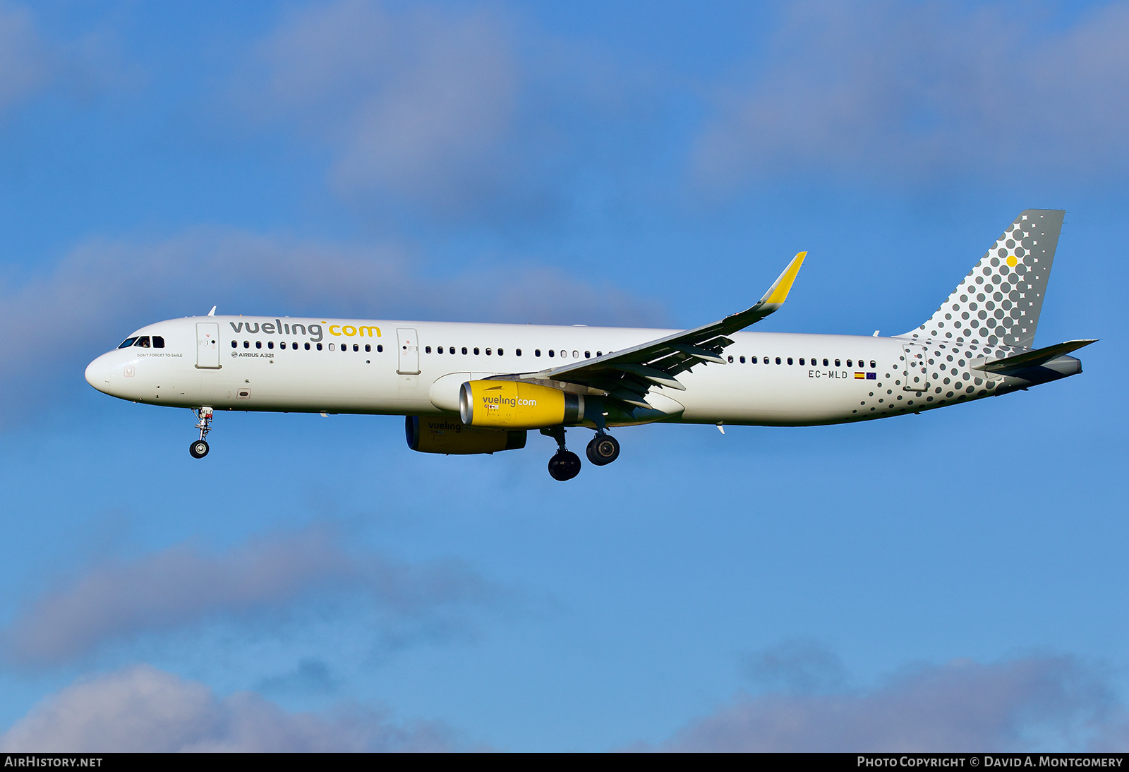 Aircraft Photo of EC-MLD | Airbus A321-231 | Vueling Airlines | AirHistory.net #580143